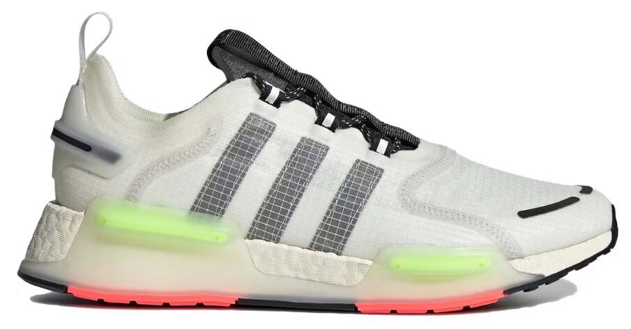 Men's Adidas NMD V3 Crystal White Green Pink Shoes 084